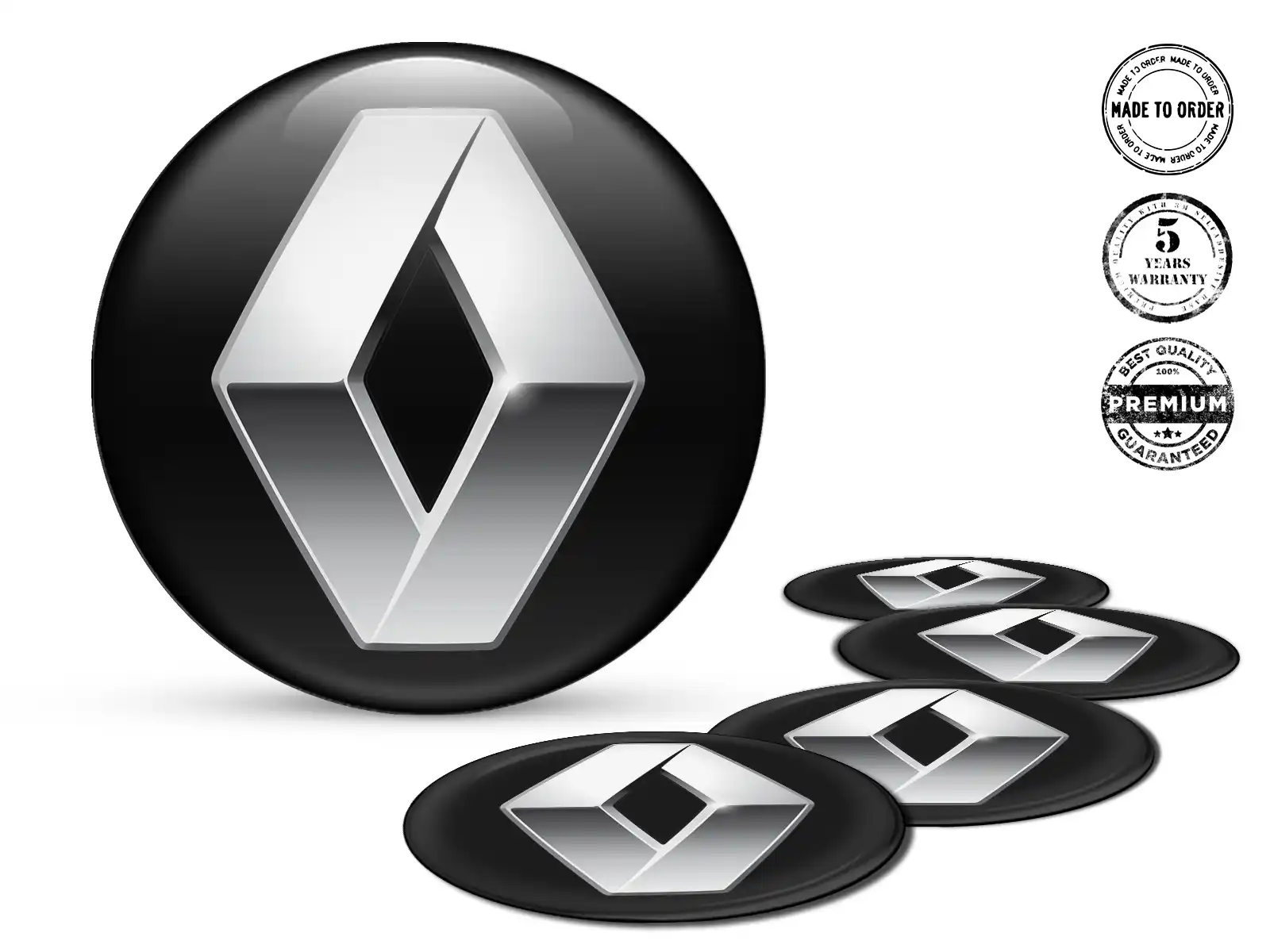 Renault Epoxy Dome Aufkleber Luxus Autoembleme